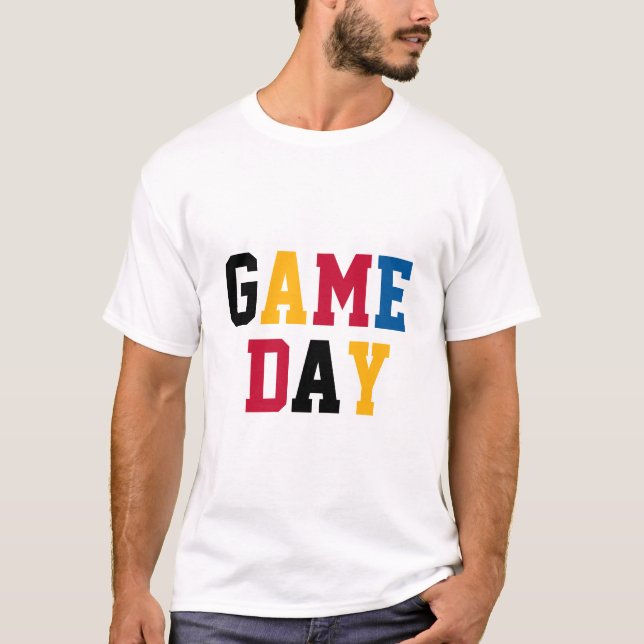 T-shirt Jour du jeu (Devant)