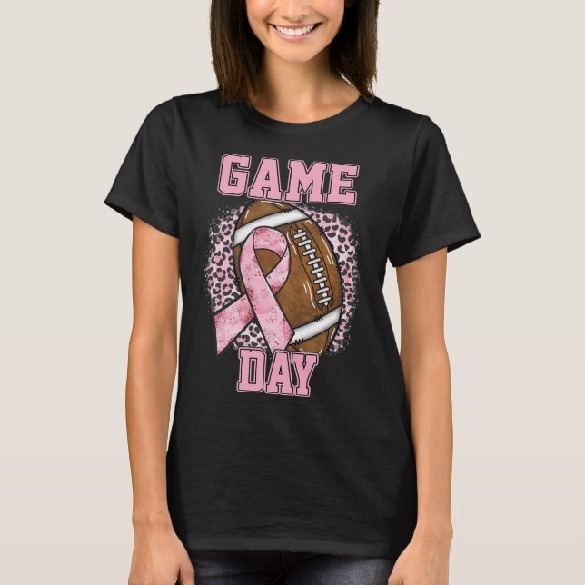 T-shirt Jour du Jeu - Sensibilisation au cancer du sein Fo (Devant)