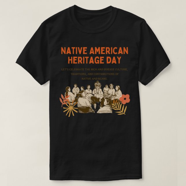 T-shirt Jour du patrimoine amérindien 1 (Design devant)