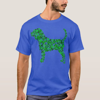 T-shirt Jour du Shamrock de la feuille de chien beagle St
