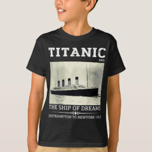T-shirt Jour du Souvenir du Titanic vintage RMS 1912, Le B