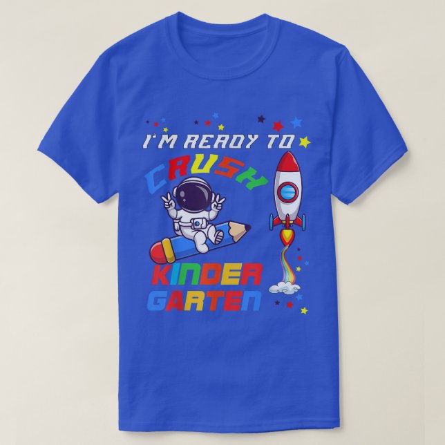 T-shirt Jour faste de la maternelle Retour au Cool scolair (Design devant)