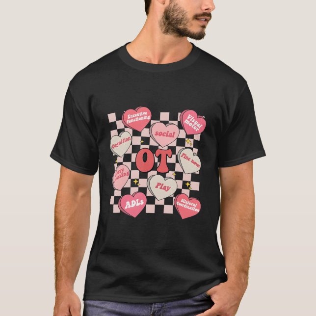 T-shirt Jour He ergothérapeute Ot Therapy (Devant)