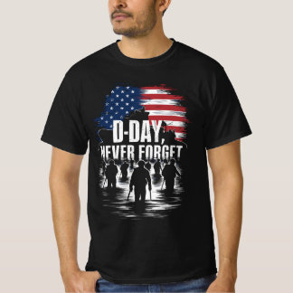 T-shirt Jour J 80e anniversaire - N'oubliez jamais 6 juin 