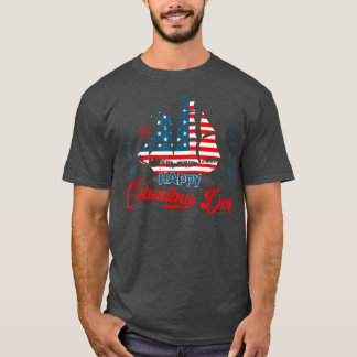 T-shirt Jour Joyeux Columbus, Jour Columbus Hommes Femmes