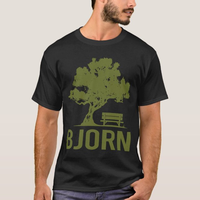 T-shirt Jour pacifique - Nom de Bjorn (Devant)