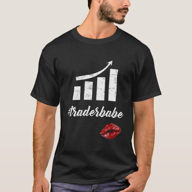 T-shirt Jour Rétro Trader Stock Trader Marché Investisseur (Devant)