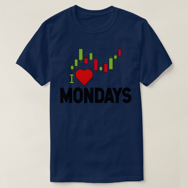 T-shirt Jour stock Trading I Love Moneys Stock Trading (Design devant)