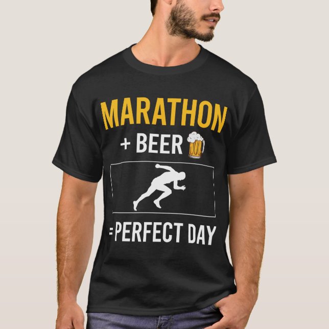T-shirt Journée de la bière Marathon (Devant)