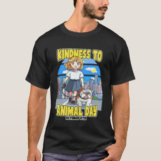 T-shirt Journée de la bonté envers les animaux le 4 octobr