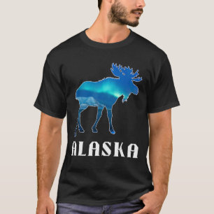 T-shirt Journée de l'Alaska Oie Aurora Borealis