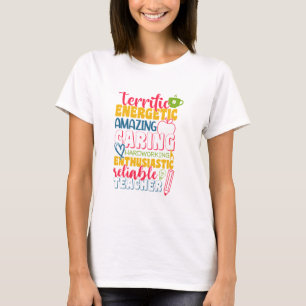 T-shirt Journée de l'enseignant Enseignant de l'entretien