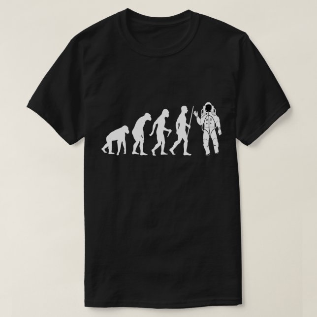 T-shirt Journée de l'évolution des astronautes (Design devant)