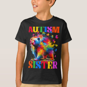 T-shirt Journee de sensibilisation a l'autisme Soeur Puzzl