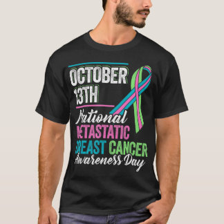 T-shirt Journée de sensibilisation au cancer du sein métas