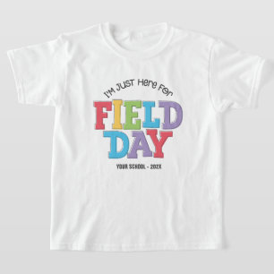 T-shirt Journée de terrain de l'école primaire personnalis