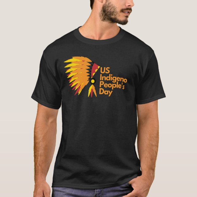 T-shirt Journée des peuples indigènes des États-Unis (Devant)