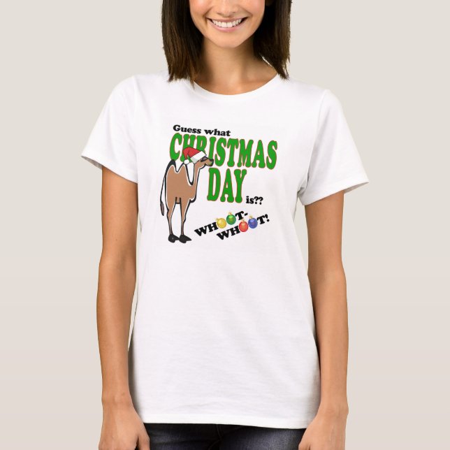 T-shirt Journée en milieu de semaine de Noël (Devant)