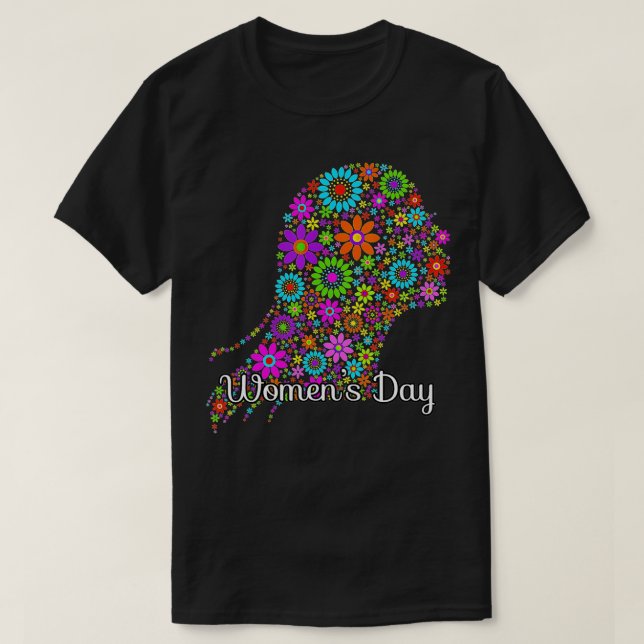 T-shirt Journée internationale de la femme 8 mars 2022 (1) (Design devant)