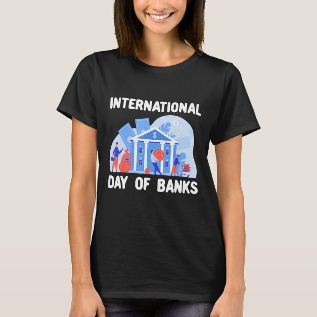 T-shirt Journée Internationale Des Banques Nations Unies (Devant)