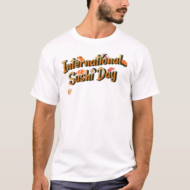 T-shirt Journée internationale du sushi, kawaii sushi (Devant)