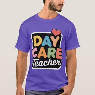 T-shirt Journee mignonne professeur de garderie Premier jo