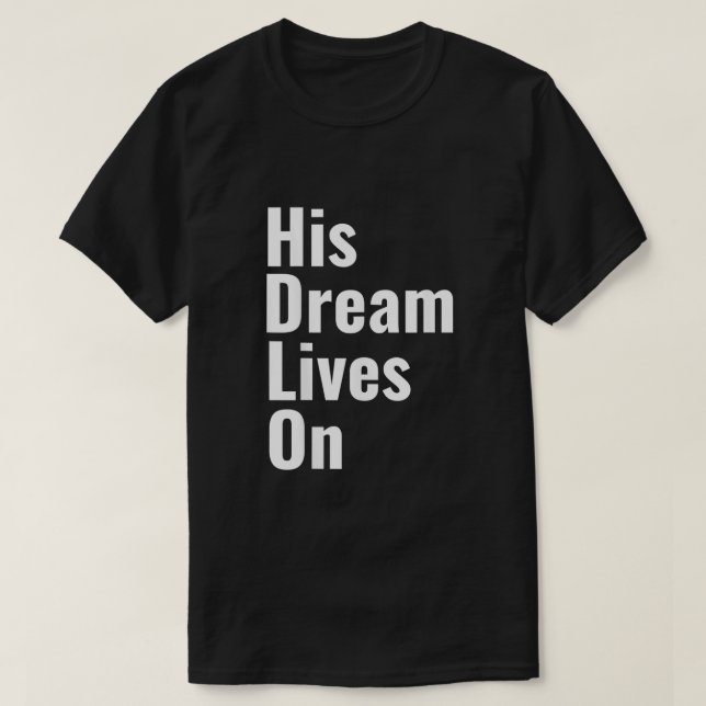 T-shirt Journée MLK Martin Luther King (Design devant)