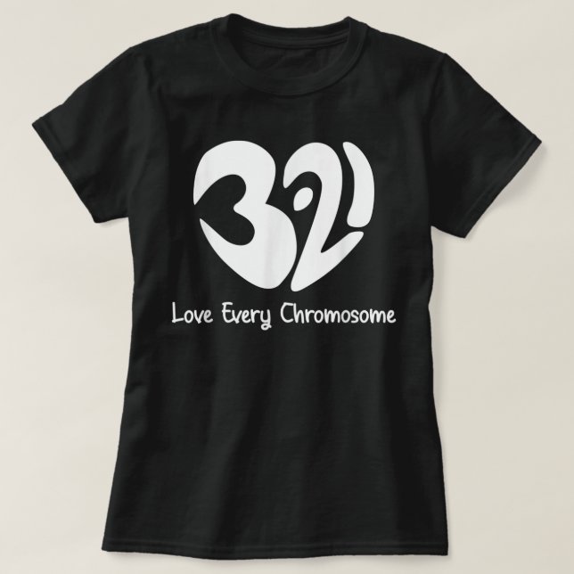 T-shirt Journée Mondiale Contre Le Syndrome Pour Lutter Co (Design devant)