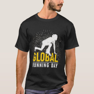 T-shirt Journée mondiale de la course pour la Journée mond