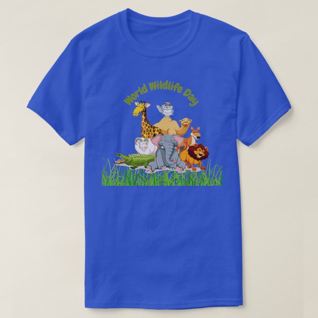T-shirt Journée mondiale de la faune  (Design devant)