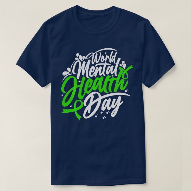 T-shirt Journée mondiale de la santé mentale, Santé mental (Design devant)