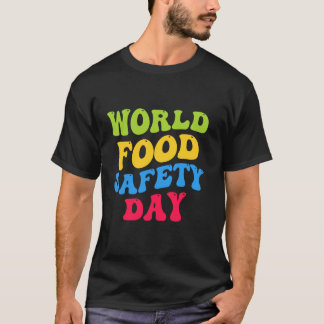 T-shirt Journée mondiale de la sécurité alimentaire Journé