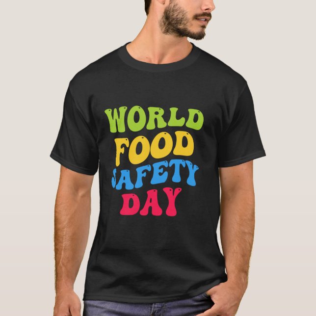 T-shirt Journée mondiale de la sécurité alimentaire Journé (Devant)