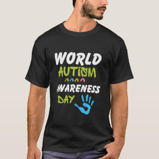 T-shirt Journée mondiale de la sensibilisation sur l'autis
