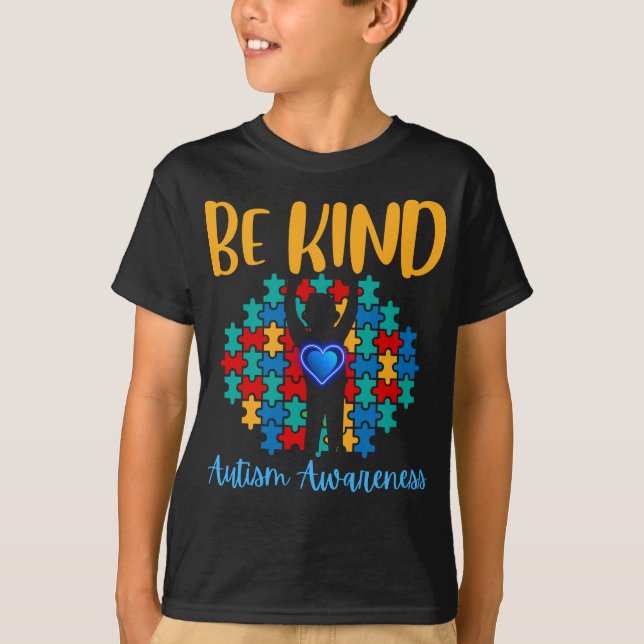 T-shirt Journée mondiale de la Sensibilisation sur l'autis (Devant)