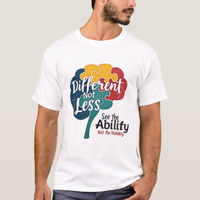 T-shirt Journée mondiale de la Sensibilisation sur l'autis (Devant)
