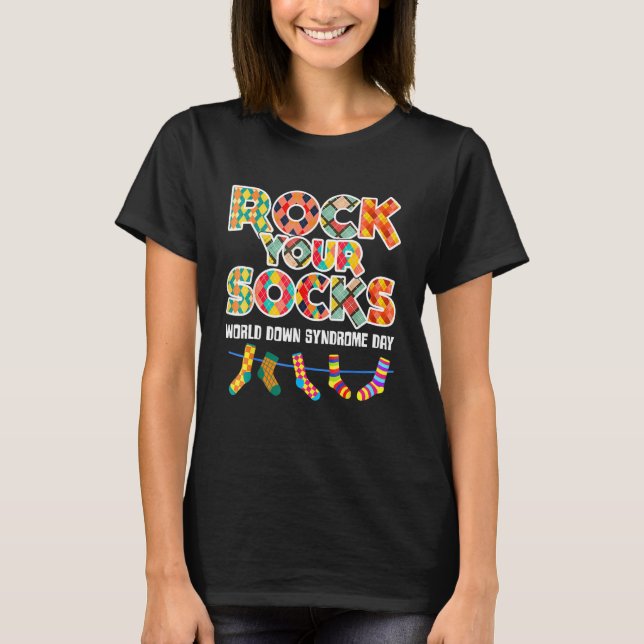 T-shirt Journée mondiale de la trisomie 21 : Portez des ch (Devant)