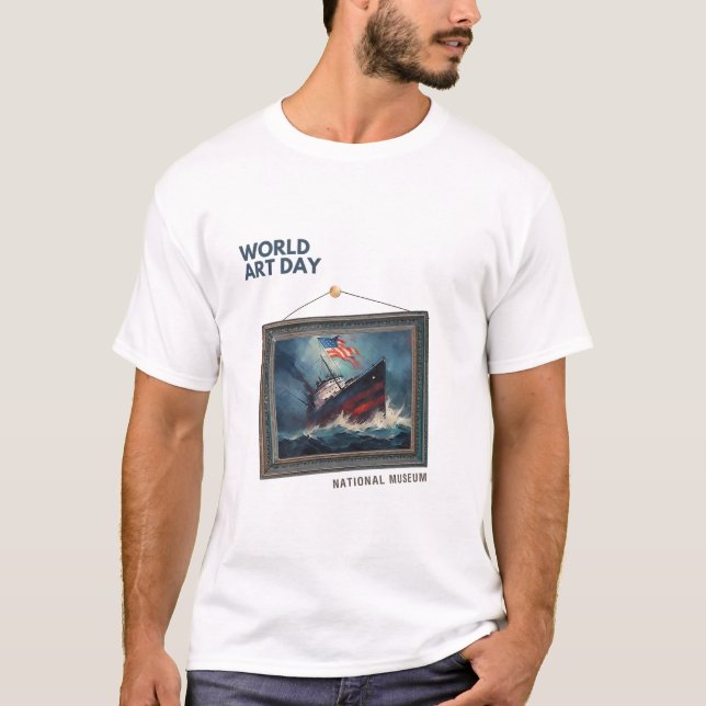 T-shirt Journée mondiale de l'art (Devant)