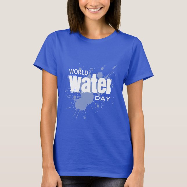 T-shirt Journée mondiale de l'eau (Devant)