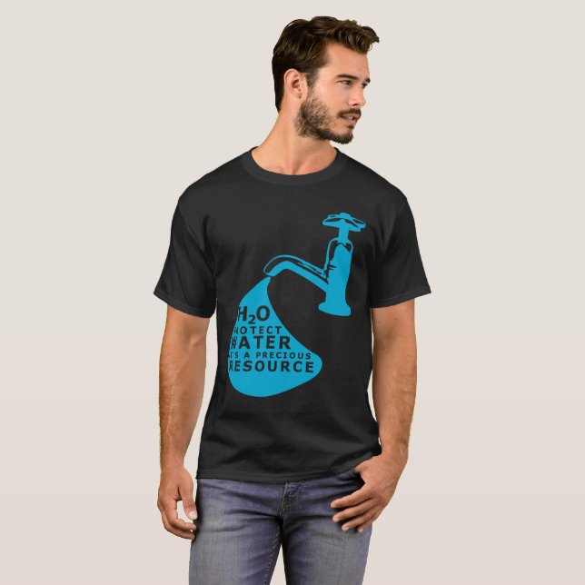T-shirt Journée mondiale de l'eau (Devant entier)