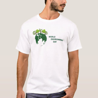 T-shirt Journée mondiale de l'environnement Travailler ens