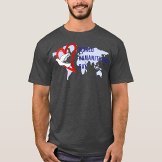 T-shirt Journée mondiale de l'humanitaire