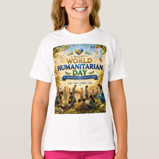 T-shirt Journée mondiale de l'humanitaire |