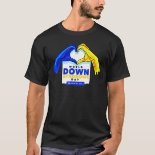 T-shirt Journée mondiale de sensibilisation au syndrome de
