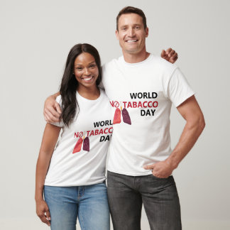 T-shirt Journée mondiale de sensibilisation sans tabac