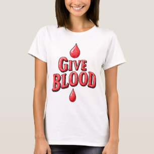 T-shirt Journée mondiale des donneurs de sang - Donnez du 