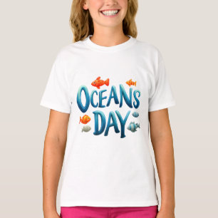 T-shirt Journée mondiale des océans - Célébration de la Jo