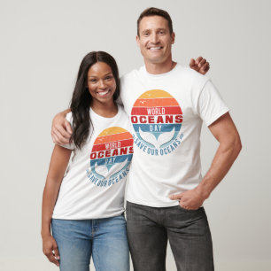 T-shirt Journée mondiale des océans - Sauvez nos océans