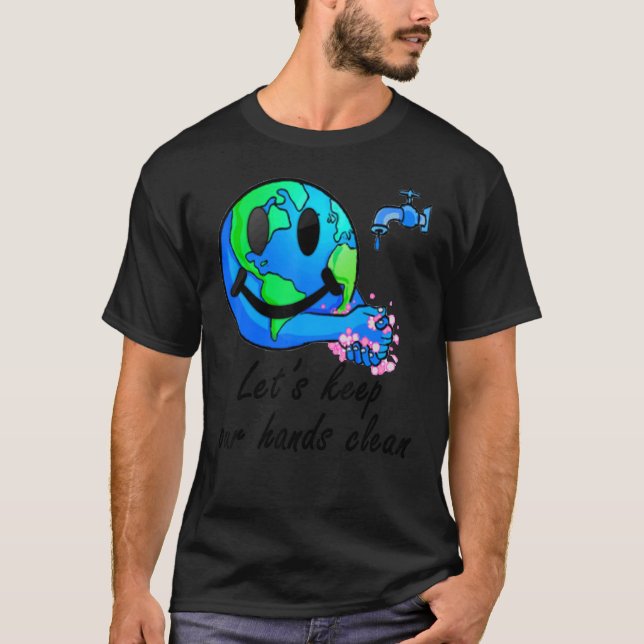 T-shirt Journée mondiale du lavage de mains Gardons nos ma (Devant)