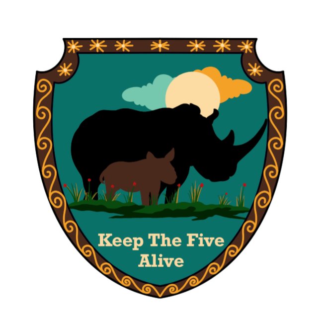 T-shirt Journée mondiale du rhinocéros pour que les cinq r (Créateur téléchargé)